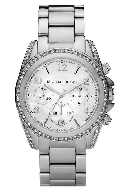 michael kors watch mother of pearl face|Michael Kors 'Blair' Mother.